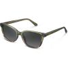 image:imageCARFIA Designer Acetate Womens Polarized Sunglasses Fit Most Face Shapes Trendy Shades UV Protection Hypoallergenic Handmade7 Greenbrown Floral Frame Gradient Grey Lens