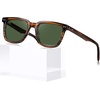 image:imageCARFIA Retro Acetate Polarized Sunglasses for Men UV Protection Square Classic Eyewear for Driving Outdoor2 Brown Striped Frame  Green Lens