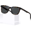 image:imageCARFIA Retro Acetate Polarized Sunglasses for Men UV Protection Square Classic Eyewear for Driving Outdoor3 Tortoise Frame  Grey Lens