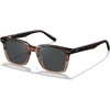 image:imageCARFIA Retro Acetate Polarized Sunglasses for Men UV Protection Square Classic Eyewear for Driving Outdoor5 Brown StripedTea Frame  Grey Lens