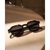 image:imageCARFIA Classic Cool Atetate Sunglasses for Men Polarized UV400 Protection Trendy Keyhole Square Sun Glasses Driving Shades1 Tortoise Frame Grey Lens
