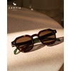 image:imageCARFIA Classic Cool Atetate Sunglasses for Men Polarized UV400 Protection Trendy Keyhole Square Sun Glasses Driving Shades5 Tortoise Frame Brown Lens