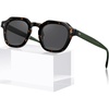 image:imageCARFIA Classic Cool Atetate Sunglasses for Men Polarized UV400 Protection Trendy Keyhole Square Sun Glasses Driving Shades1 Tortoise Frame Grey Lens