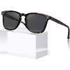 D. Tortoiseshell Frame Gray Lens