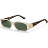 4. Clear Tea Frame + Green Lens