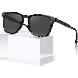 image:imageCARFIA Acetate Polarized Sunglasses for Men Classic Retro Style CA5402  AntiGlare Handmade Acetate Hypoallergenic and Nonfading UV Protection Perfect for driving beach golf and giftingD Tortoiseshell Frame Gray Lens