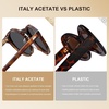 image:imageCARFIA Acetate Polarized Sunglasses for Men Retro Classic Round Shades22 Coffee Tortoise Frame Gray Lens