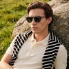 image:imageCARFIA Acetate Polarized Sunglasses for Men Retro Classic Round Shades3 Tortoise Frame Grey Lens
