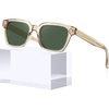 4. Clear Tea Frame + Green Lens