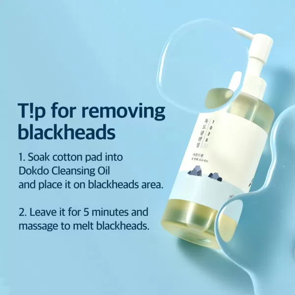 ROUND LAB 1025 Dokdo Cleansing Oil 200ml  AlcoholFree Blackhead Removal Oil CleansingUnscented