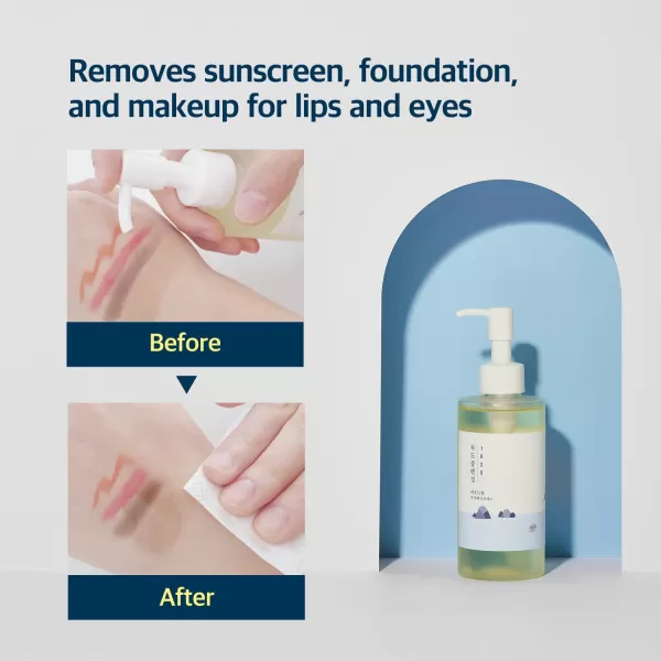 ROUND LAB 1025 Dokdo Cleansing Oil 200ml  AlcoholFree Blackhead Removal Oil CleansingUnscented