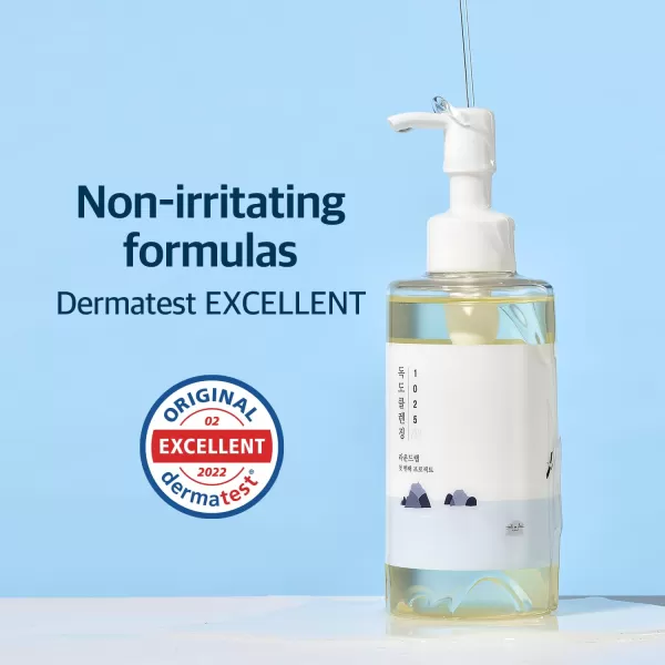 ROUND LAB 1025 Dokdo Cleansing Oil 200ml  AlcoholFree Blackhead Removal Oil CleansingUnscented