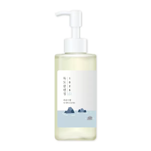 ROUND LAB 1025 Dokdo Cleansing Oil 200ml  AlcoholFree Blackhead Removal Oil CleansingUnscented