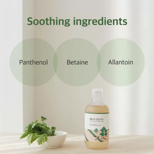 ROUND LAB Mugwort Calming Toner 300ml  Madecassoside Soothing Water Type Toner