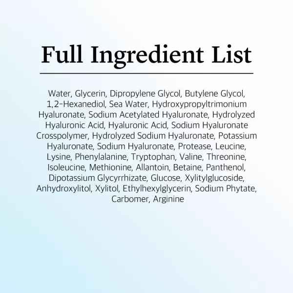 ROUND LAB 1025 Water Gel Hydration Mask10ea  Hydration locking Cooling Rejuvenating Easy layering Unscented for sensitive skin 10ea