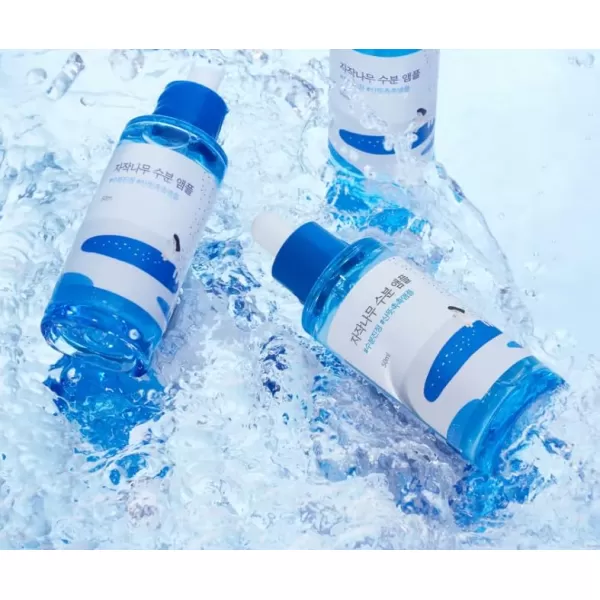 imageROUND LAB Birch Juice Moisturizing Ampoule 169 Fl Oz 7Second Hydration Absorption 72hour longlasting moisture Watery Texture for Layering Face Moisturizer for Sensitive Skin Korean Skincare