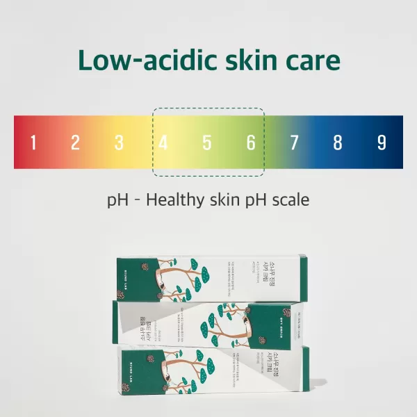 imageROUND LAB Pine Calming Cica Cream Unscented  5CICA solution for hormonal breakouts acneprone skin and rosacea Nourishing ampamp moisturizing cream 169floz