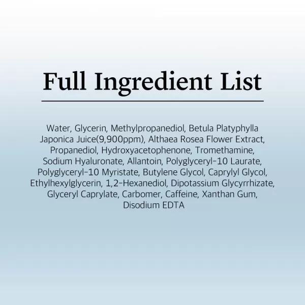 imageROUND LAB Silver Birch juice moisturizing mask sheet 10ea set