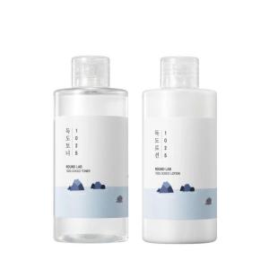 imageROUND LAB 1025 Dokdo Toner 150mlDokdo Lotion 150ml Hydration Toner Gentle Exfoliation Soothing for Sensitive Skin Skincare Duo