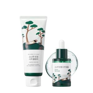 imageROUND LAB Pine Calming Cica Cleanser  Calming Cica Ampoule Hyaluronic Acid for Skin Barrier Strengthening Gentle Exfoliation and Deep Moisture Korean Skincare