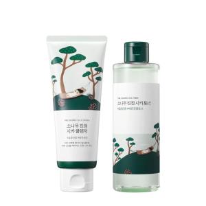 imageROUND LAB Pine Calming Cica Cleanser  Calming Cica Toner Hyaluronic Acid for Soothing Exfoliating and Restoring Skin Balance Korean Skincare