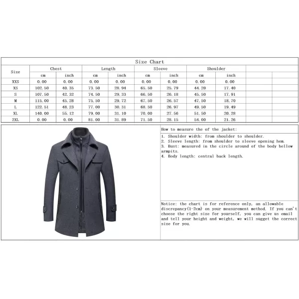 chouyatou Mens Winter Stylish Wool Blend Single Breasted Military PeacoatWine Red