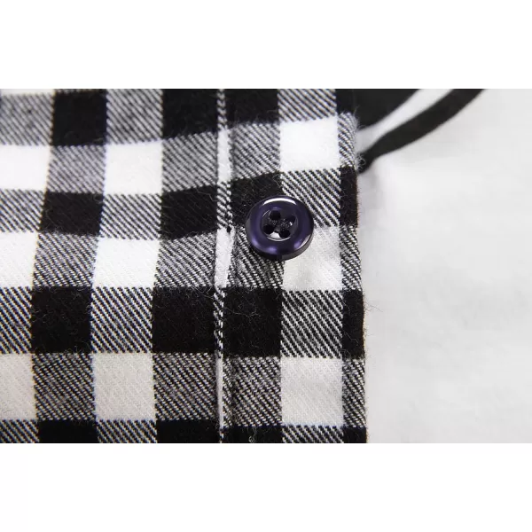 chouyatou Mens Casual Long Sleeve Fleece Lined Plaid Flannel Buttoned Overshirts Jacket ShacketM03