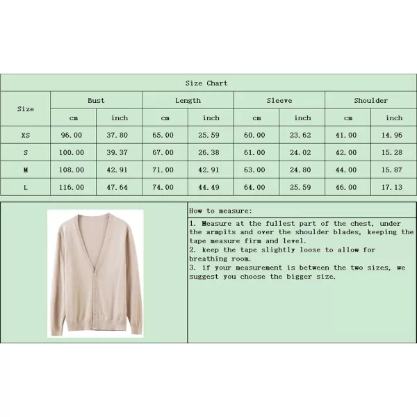 chouyatou Mens Casual V Neck Button Front Lightweight Knitted Outwear Cardigan SweaterBeige