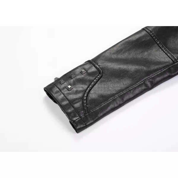 chouyatou Womens Fashion Snake Pattern Print Studded Moto Pu Leather Biker JacketContrastgrey