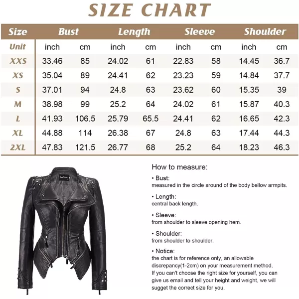 chouyatou Womens Fashion Studded Perfectly Shaping Faux Leather Biker JacketBrown