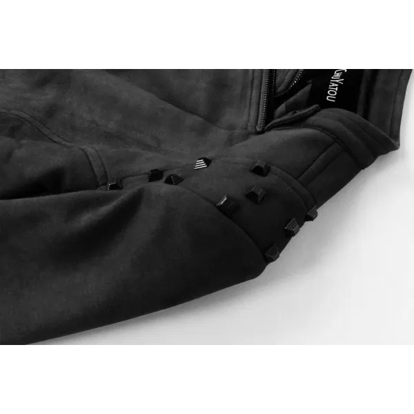 chouyatou Womens Fashion Studded Perfectly Shaping Faux Leather Biker JacketSuede Black