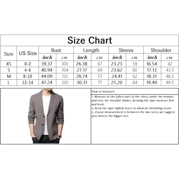 chouyatou Mens Notched Lapel Business Casual Knit Blazer Sweater Cardigan Jacket Sport CoatGray