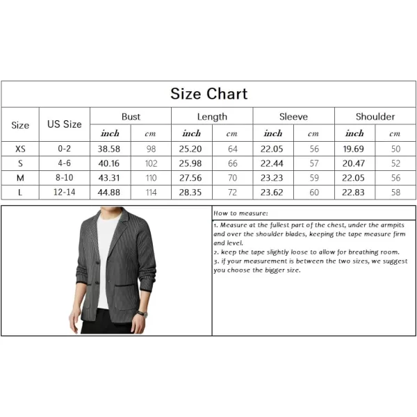 chouyatou Mens Vertical Striped Notched Lapel Business Casual Slim Fit Knit Sweater Blazer Jacket Sport CoatYellow Khaki