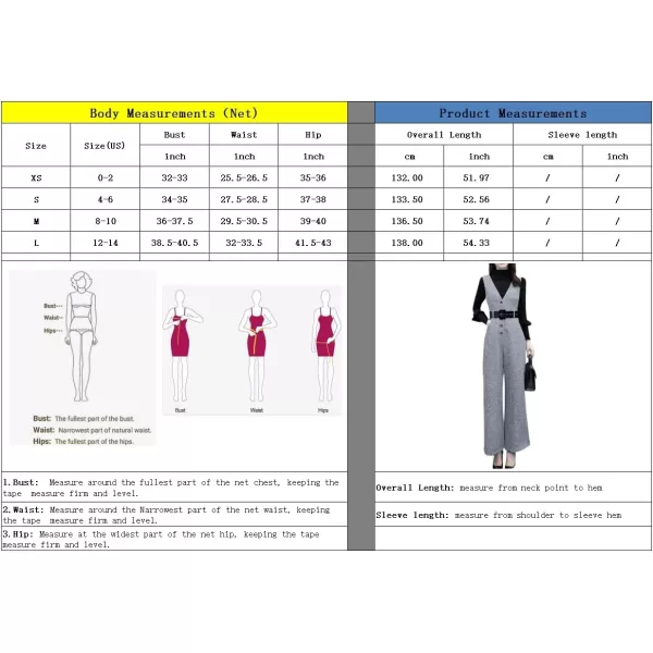 chouyatou Women Fall Winter Casual Business Wool Blend V Neck Romper Overall Sleeveless Jumpsuit with TieGrey