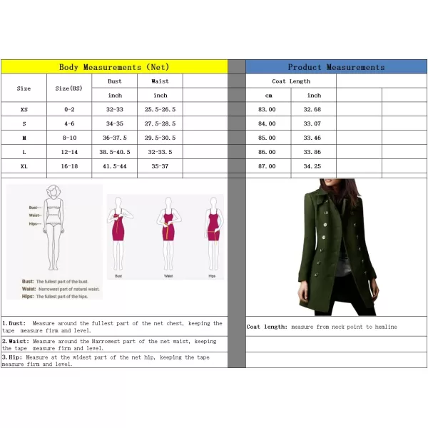 chouyatou Womens Winter Double Breasted Wool Coat Office Work Long Wool Blend Pea Coat OvercoatRoyal Blue
