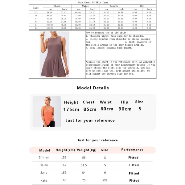 chouyatou Womens Active Sleeveless Crewneck FitFlare Tennis Workout Gym 2pcs Short Dress with Shorts Underneath PocketsWhite