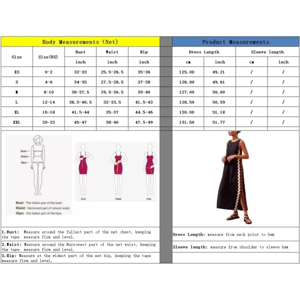 chouyatou Womens Summer Boho Casual Sleeveless Beach Dress Long Side Slit RIC Rac Maxi SundressBrown