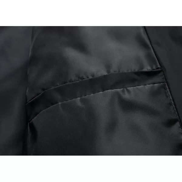 chouyatou Mens Winter Lightweight Argyle Quilted Puffer Moto Bomber Jacket CoatBlack