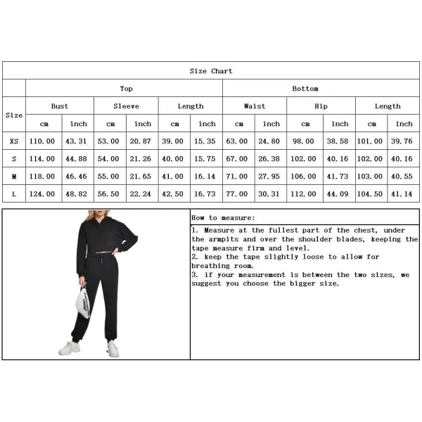 chouyatou Womens 2 Piece Outfits Drawstring Sweatsuits Crop Sweatshirt Hoodie High Waist Jogger Pants Sweatpants SetsLight Blue