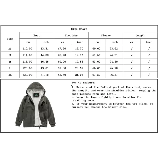 chouyatou Mens Casual Hooded Winter Jackets Outdoor Warm Sherpa Lined Parka JacketGreyish Green