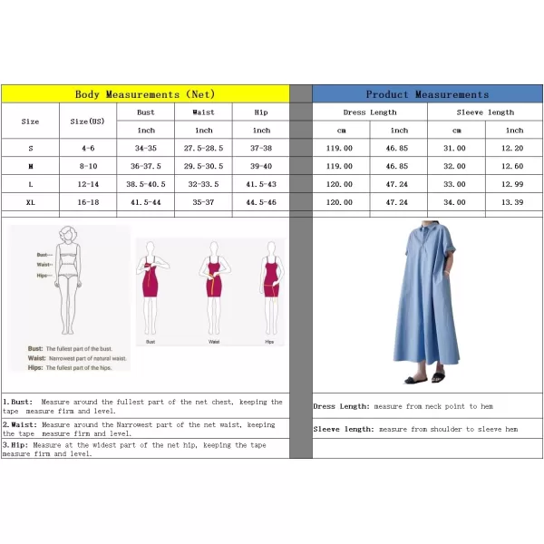 chouyatou Women Summer Short Sleeve Button Down Maxi Shirt Dress Tunic Shift Cotton Dress with PocketsWhite