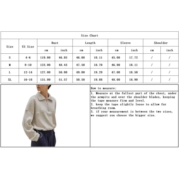 chouyatou Womens Fall Half Zip Oversized Sweatshirt Boyfriend Y2K Waffle Knit Pullover Sweatshirt TopsLight Grey