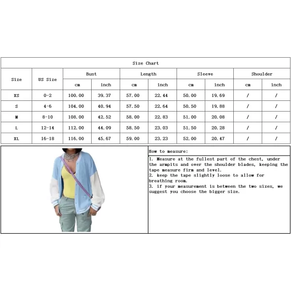 chouyatou Womens Fall Loose Button Down Knit Cardigan Sweater Boyfriend Y2K Bomber Varsity JacketBlue