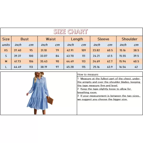 chouyatou Womens Plaid Button Down Shirt Dress Long Sleeve Gingham Midi Long DressFruit Green