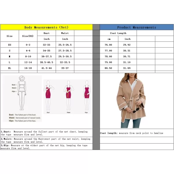 chouyatou Womens Fall Belted Embroidered Wool Jacket Business Casual Oversized Winter Wool CoatDark Coffee