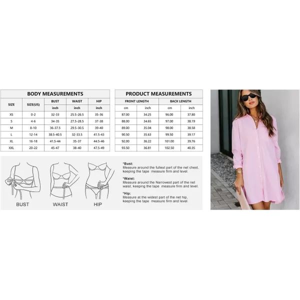 chouyatou Womens Casual Loose Fit Long Sleeve Solid Striped Button Down Shirts DressesBlack