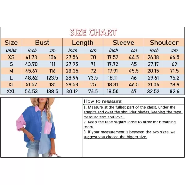 chouyatou Womens Color Block Long Sleeve Button Down Boyfriend Shirt BlousesYellow