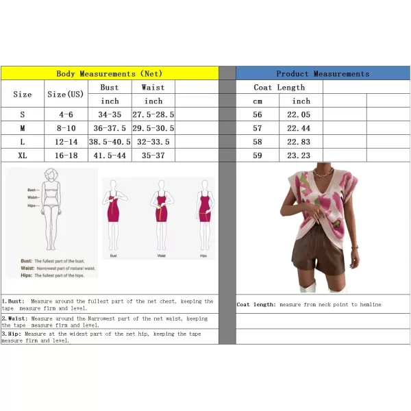 chouyatou Womens Color Block Floral Print Sleeveless Sweater Vest Vintage Contrast Trim Vest Tank TopsGreen