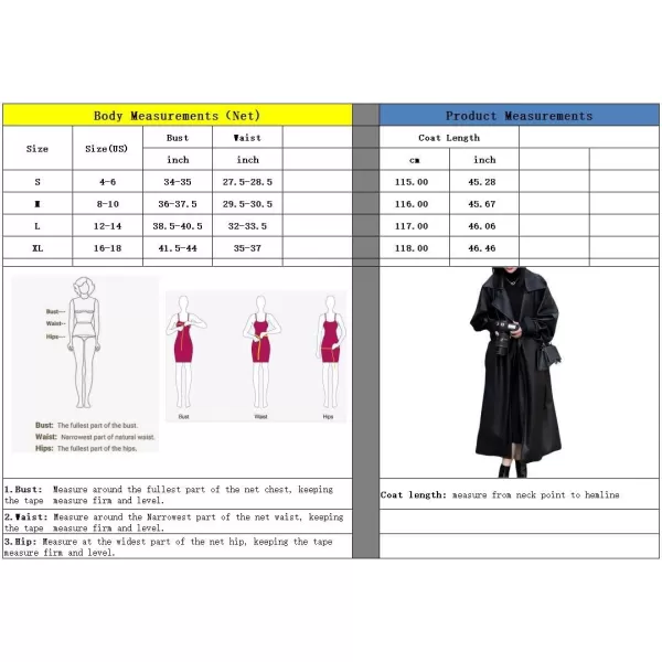 chouyatou Womens Winter Oversized Open Front Trench Coat Motorcycle Faux Leather Jacket CoatBlack