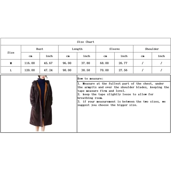 chouyatou Womens Winter Coats Sherpa Lined Hooded Midi Long Corduroy Jacket OvercoatBrown